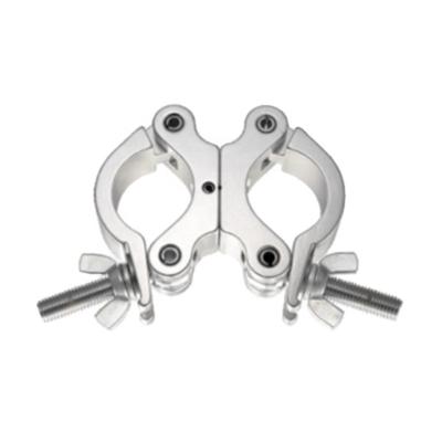 China Outdoor and Indoor Accessories Aluminum Adjustable Scaffold Truss Double Swivel Clamp for sale