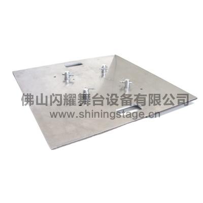 China High Quality Aluminum Alloy 6082-T6/6061-T6 Truss Baseplate Truss Aluminum Customized Accessories For Truss Display for sale