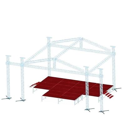 China Outdoor and indoor aluminum aluminum structure pin truss/view truss event/bolt stage lights exhibition truss for sale