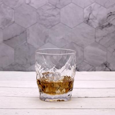 China Lead Free Food Safe Grade Best Multi Sale Custom Logo Fashioned Whiskey Glass Cup With Design for sale