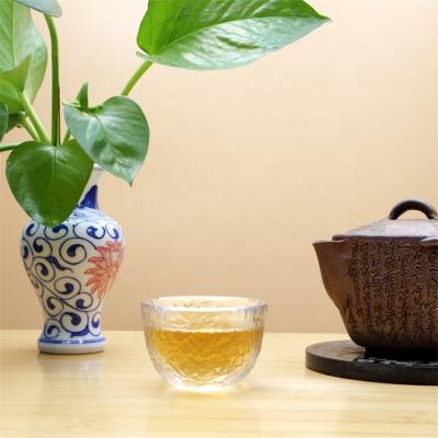 China Sustainable Design OEM Japanese Tea Glassware Eco - Friendly Crystal Tea Glass Manufacturers Mug Cups for sale