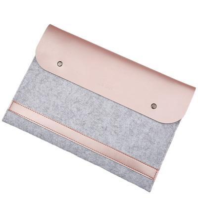 China Ultra Thin Protective Multi Color Business Notebook Case Soft Microfiber Felt Bag Laptop for macbook air pro12