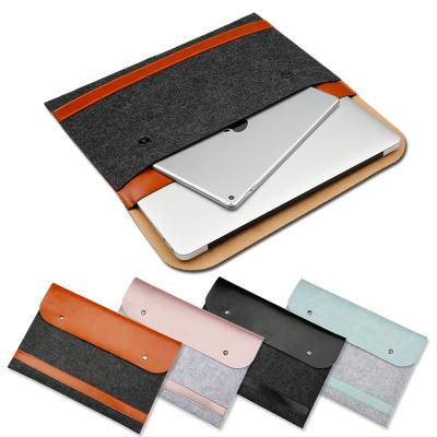 China Promotional Lady's Bag Ultra Thin Protective Notebook Case Slim Felt Laptop For Mac Computer Cover 12