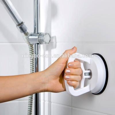 China Sustainable Safety Plastic Bath Handle Suction Cup Grab Bar Bathroom Handle for sale