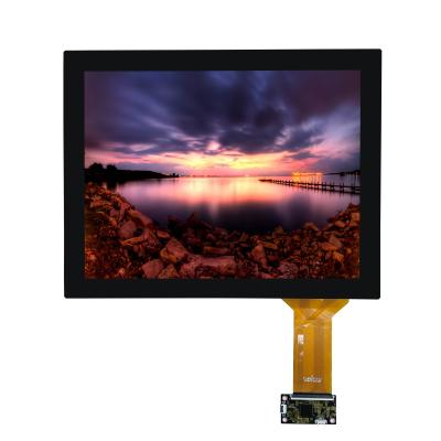 中国 12.1 インチ CTP 1024X768 LVDS インターフェイス TFT LCD スクリーン モジュール T-CON ボード IC を搭載した IPS ビューイング 販売のため