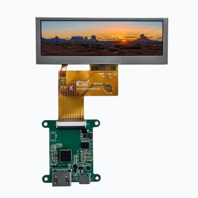 China Full Viewing 3.9 Inch HDMI TFT LCD Display 480*128 Touch Screen Wide Temperature And High Brightness for sale