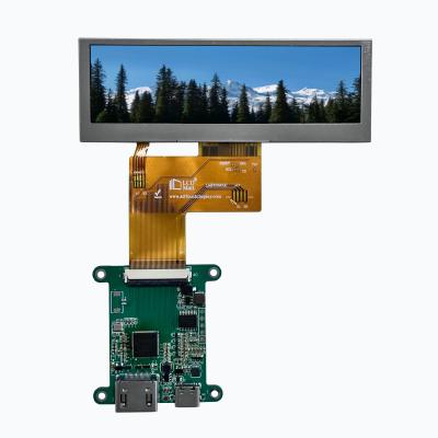 China 3.9 Inch Bar Type TFT LCD High Brightness 480*128 350nits HDMI Interface Touch Screen en venta