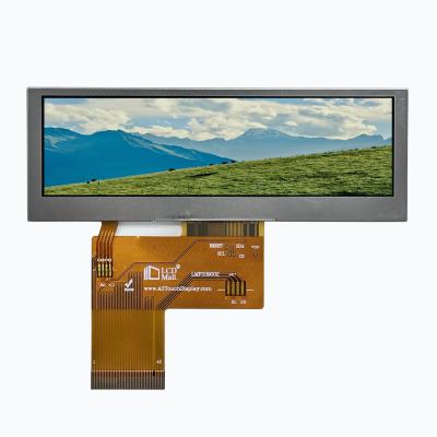 China 480x128 RGB TFT Transmissive LCD Module with 3.9 Inch WQVGA Display and 10 Chip White LED Backlight for sale