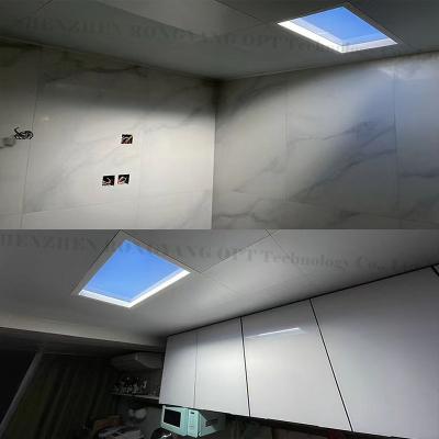 China 110V 220V 120x60 LED Fake Skylight Ceiling Panel Mimics Tuya Alexa Control for sale