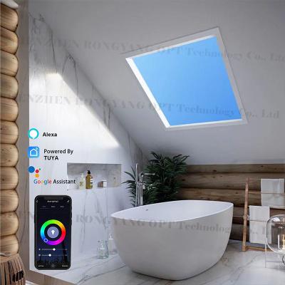 China CCT 6500K 1200x300 Artificial LED Skylight DIY Tuya Alexa Voice Control for sale