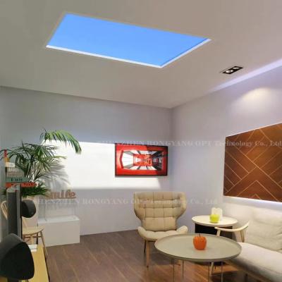 China Luz falsa del tragaluz del control 90Ra de Tuya, tragaluz falso cuadrado 600x600 LED en venta