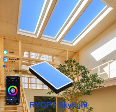 China Remote Control Artificial LED fake Skylight for Circadian Project Efficiency Boost for sale