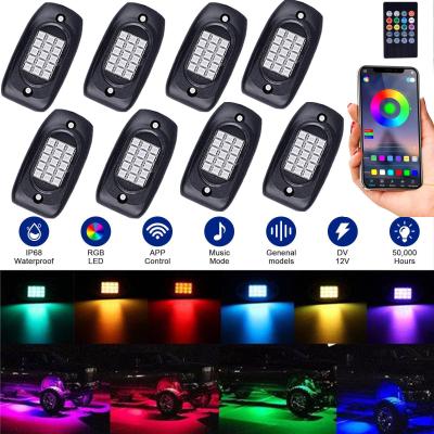 중국 차 실제적인 RGB LED 바위 빛 장비, LED 바위 빛을 바꾸는 6000K 색깔 판매용