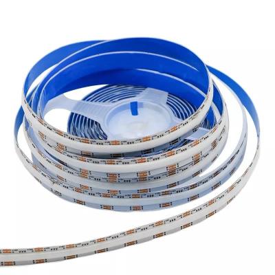 China PCB 10mm Dimmable Digital LED Strip , Aluminum Profile COB RGB Strip for sale