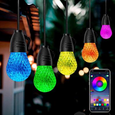 China Stabiele DC12V RGB Outdoor Lichtslingers APP Controle Multifunctioneel Te koop