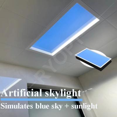 Cina Artificial Sunlight Faux Skylight Panels Led Ceiling 50W Tuya Dimmable Natural Blue Sky in vendita