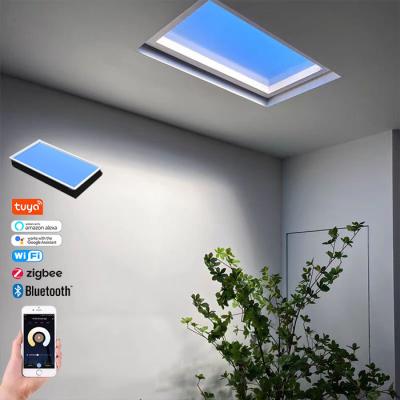 Chine Artificial Daylight Faux Skylight Lighting CCT 6500K Dimmable Tuya Smart Wifi à vendre