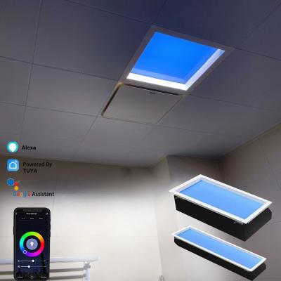 China 150W Smart Tuya Voice Control LED Skylight 2200K-7500K CCT Circadian Lighting Te koop