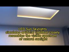 Artificial Blue Sky Led Skylight Ceiling Panel Light 600x600 Dimmable Ultra-Thin Dali 1V-10V