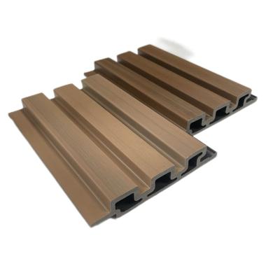 China Modern hot sale outdoor wpc wall panel wpc decking cuts wpc click vinyl flooring with eva/ixpe/cork backing for sale