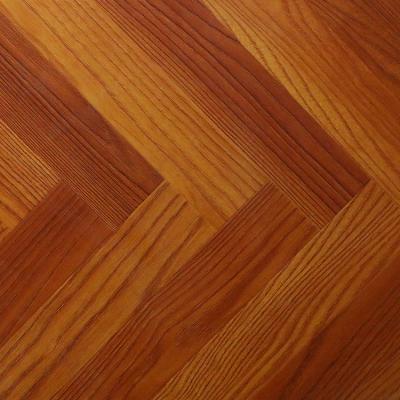 China White Core 8mm, 10mm, 12mm, 15mm, AC3, AC4, AC5 Herringbone Laminate Green Flooring Green Laminate Flooring for sale