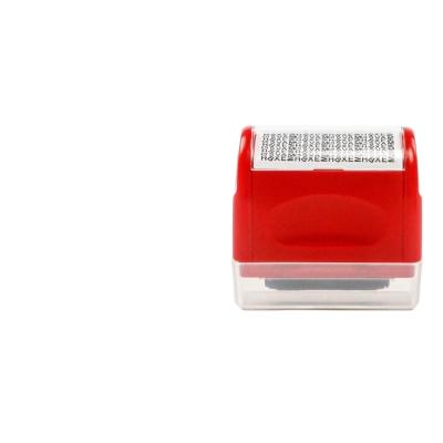 China high quality secret wheeled deformed instant stamp toy stamp stamp identity privacy protection roller stamp for sale