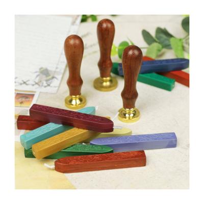 China 100% Custom Mixed Beige Red Gold Wrap Sealing Wax Seal Sticks Eco Friendly Eco Friendly for sale