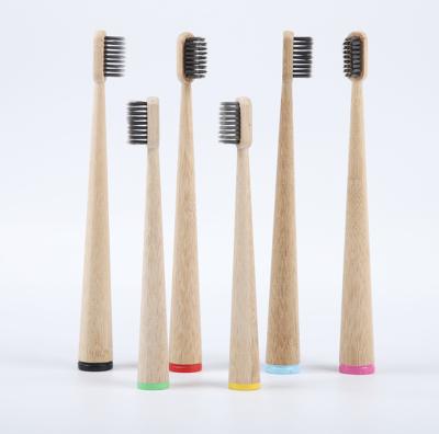 China Home Eco-Friendly Zero Waste Bamboo Soft Charcoal Biodegradable Toothbrush for sale