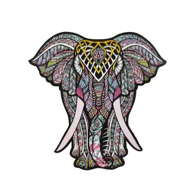 China DIY TOY Amazon Bestselling Custom Wooden Animal Jigsaw Puzzle Unique 3D Printed Jigsaw Puzzle Christmas Gifts for sale