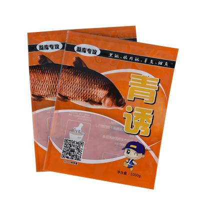 China Moisture Proof Resealable Custom Printed Plastic Lure Packaging Fish Bait Zip Lock Fishing Bag for sale