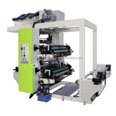 China Building Material Shops High Speed ​​PLC Control 2 Color PLC Printing Machine Flexographic Printing Press for sale