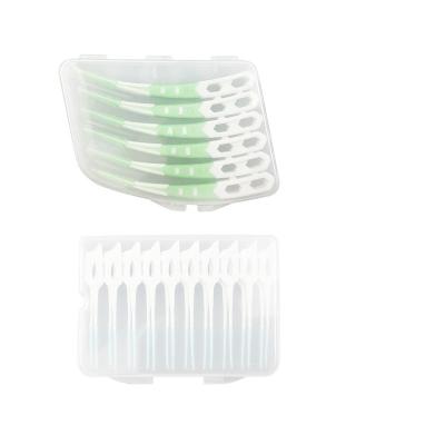 China Teeth cleaning Interdental Soft Rubber brushes for sale