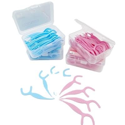 China For Home Use Discount Price Personalized Oem Eco Dental Floss Tooth Pick Oral Care 50pcs/box Dental Floss for sale