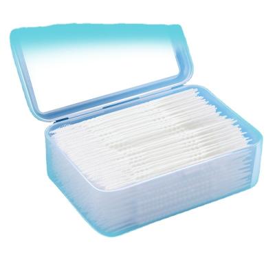 China Disposable Personalized Custom Logo Smart Clear Box Container Flexible Brushpick Plastic Toothpick Manufacturers for sale