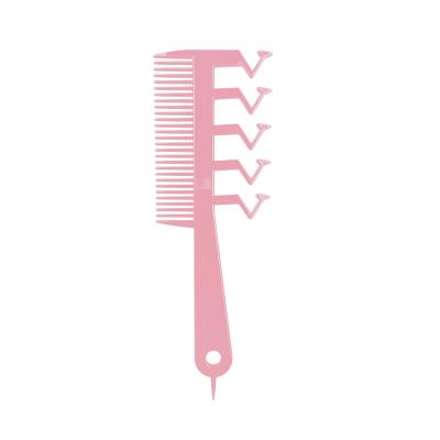 China Remove Hair Knots. Help Hair Smooth Hook Comb Instant Hair Volumizer Curly Fluffy Hair Slit Cover Z Shape Combing Brush For Girl Home Barber for sale