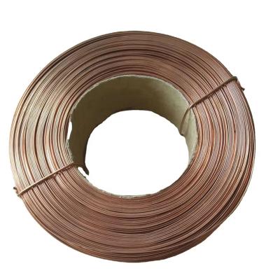 China Manufacturing Plant copper coated flat stitching wire for corrugated box stitching machine for sale