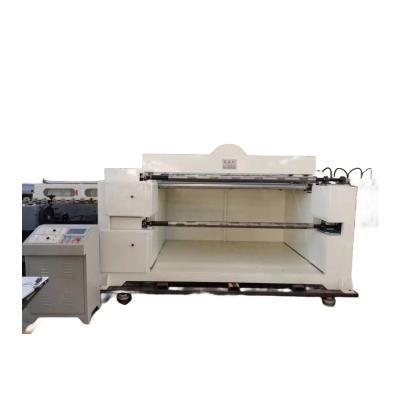 China Manufacturing Plant factory sale semi automatic slitter cutter rewinder/slitting rewinding machine for single corrugated making line for sale