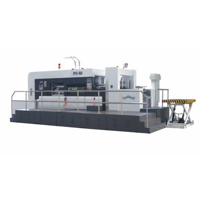 China Manufacturing Plant high speed automatic flatbed die cutting creasing machine  for various kinds of board for sale