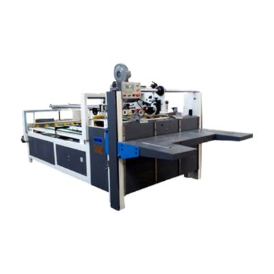 China Making carton box semi auto corrugated cardboard folder gluer machine carton box making machine for sale