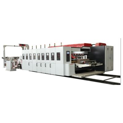 China Fruit box Ready Automatic corrugated box maker flexo printing slotting die cutting carton making machine for sale