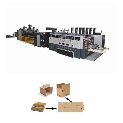 China Carton Box Making Forming Machine automatic corrugated carton box paper making machine line price for sale