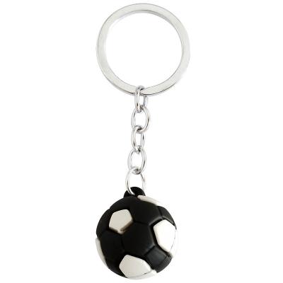 China Wholesale Fashion Mini Key Chains Ball Fashion Football 3D PVC Keychains Bag Key Accessories for sale