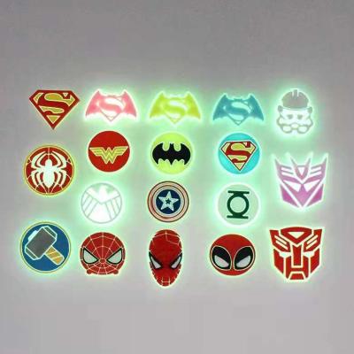 China Glow Charm Nightlight Small Size Anime Hero PVC Flatback Charms Glow Fang DIY Charms Gifts For Women Men Kids for sale