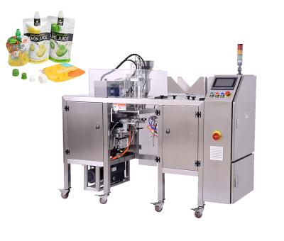 China O saco automático que alimenta a máquina de empacotamento líquida levanta-se o malote Juice Sauce do bico do malote à venda