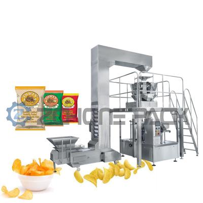 China La categoría alimenticia de acero inoxidable completamente automática de la empaquetadora de las bolsas empaqueta el equipo de envasado en venta