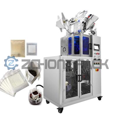 China Pneumatische Envelop Koffie Verpakkingsmachine Filter Druppelaar Koffie Zak Verpakkingsmachine Te koop