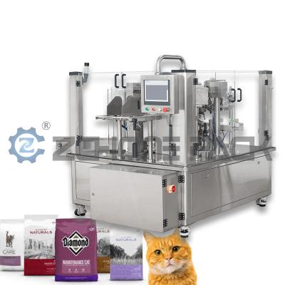 China Automatische verpakkingsmachine voor het inpakken van kattenvoedsel met granulaten Te koop