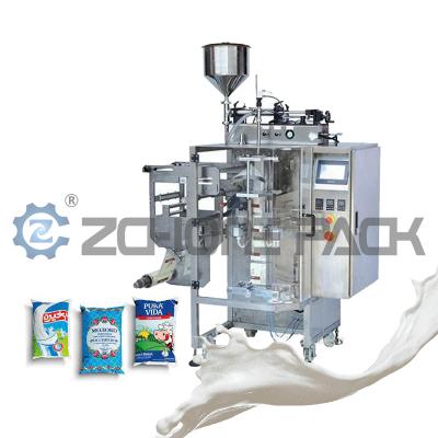 China Bag Milk Packaging Machine Vertical Machine Liquid Packaging Back Seal Bag Four Seal Bag for sale