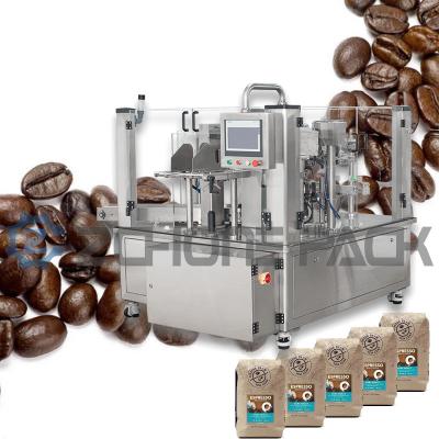 China Coffee Bean Packaging Machine Small Granule Nut Dried Fruit Candy Pre-made Bag Packaging for sale