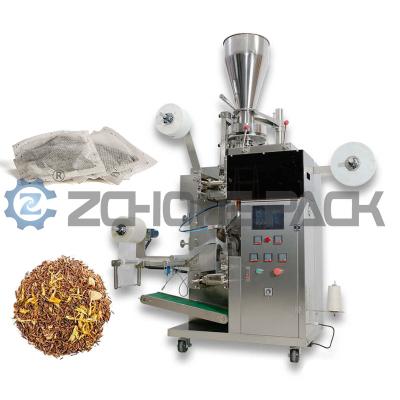 China Tea Bag Packing Machine Marinade Tea Herbs Flower Spices Nylon Fabric Triangle Tea Bags Four Corners for sale